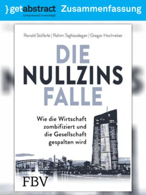 cover image of Die Nullzinsfalle (Zusammenfassung)
